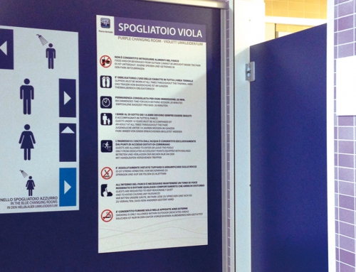 Segnaletica per centro termale