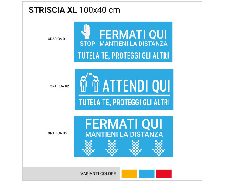 Adesivi calpestabili per segnaletica a pavimento - Art&Co